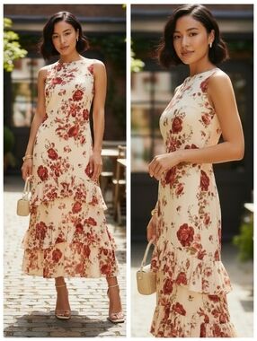 Reformation Magnus Dress In La Belle